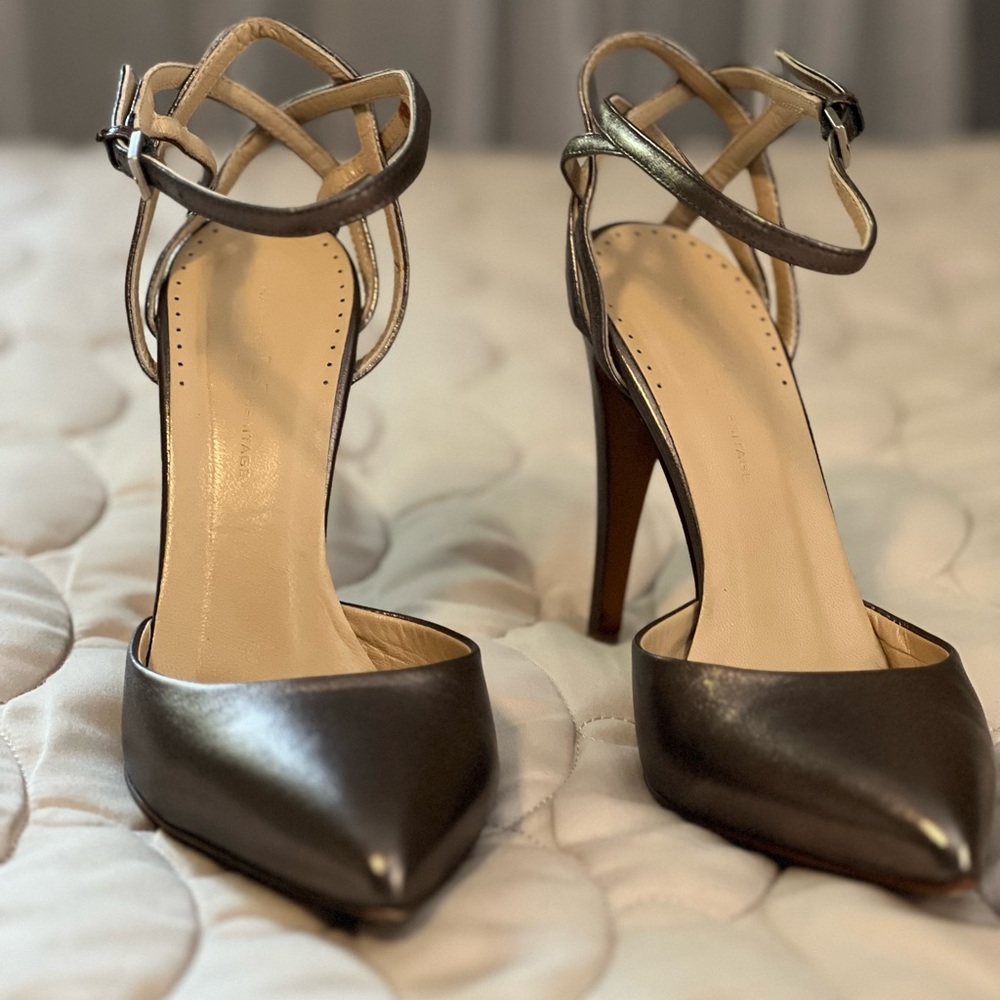 Halston Heritage Bronze Shoes